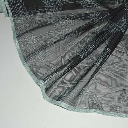 Органза с вышивкой