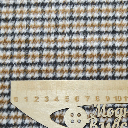 Пальтовая ткань мелкая клетка