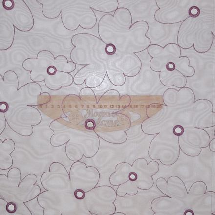 Органза с вышивкой