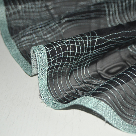 Органза с вышивкой