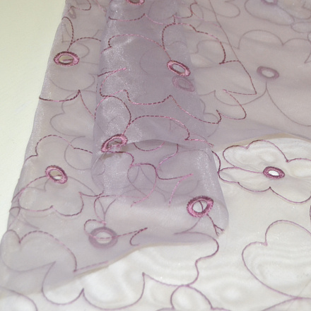 Органза с вышивкой