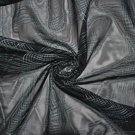 Органза с вышивкой