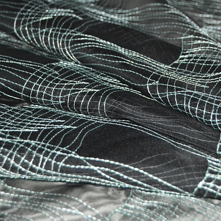 Органза с вышивкой